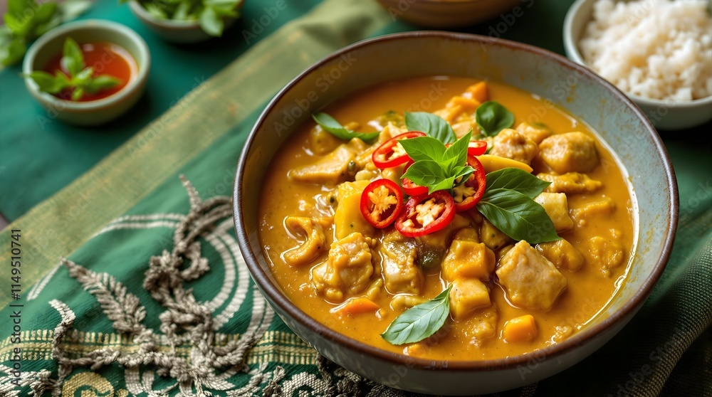 Laotian Duck Curry Spicy Duck and Vegetable Curry in Coconut Milk (Laotian Cuisine) Laotian Duck Curry Spicy Duck and Vegetable Curry in Coconut Milk (Laotian Cuisine)