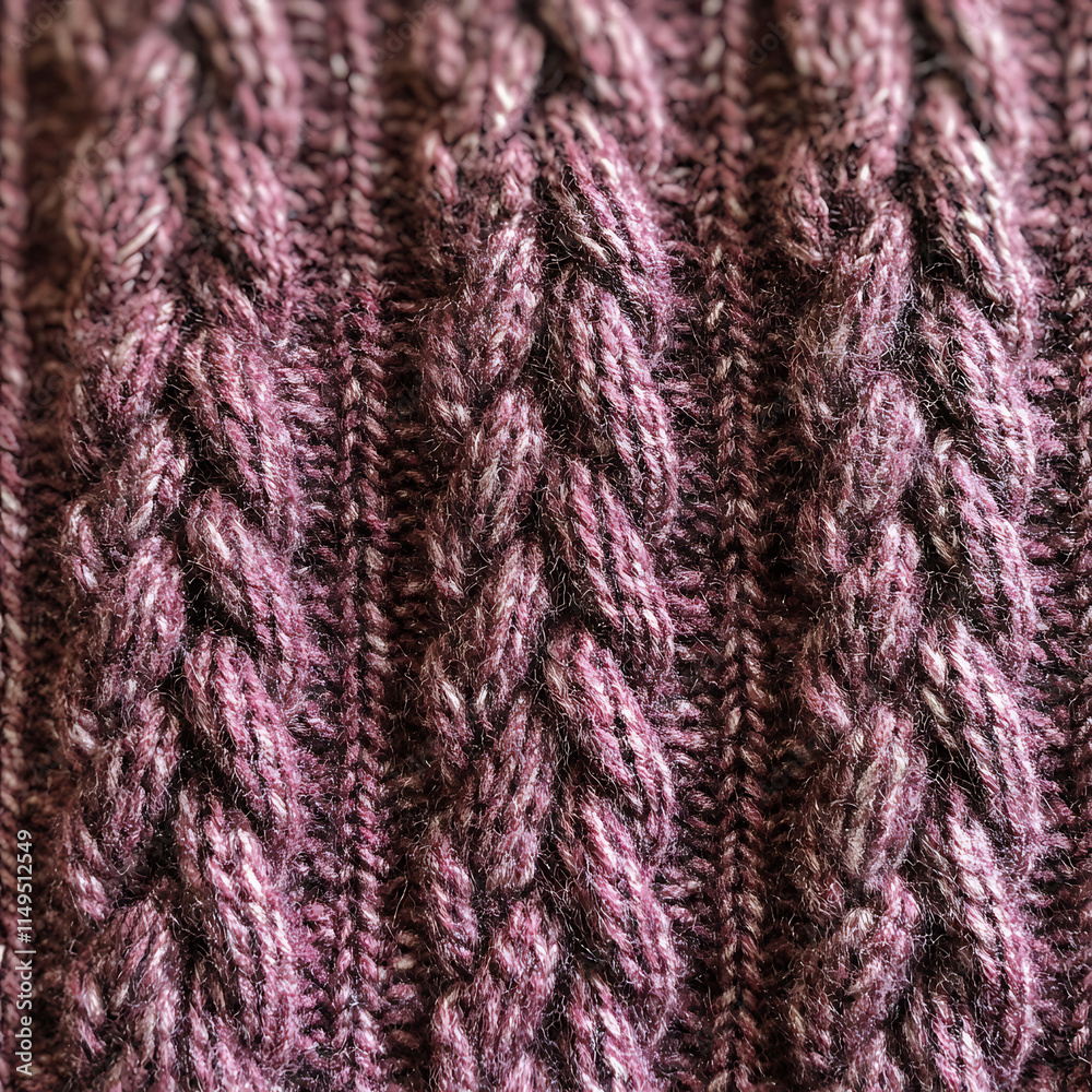 A detailed image of a winter sweater’s knitting pattern, zoomed in slightly to show the texture A detailed image of a winter sweater’s knitting pattern, zoomed in slightly to show the texture