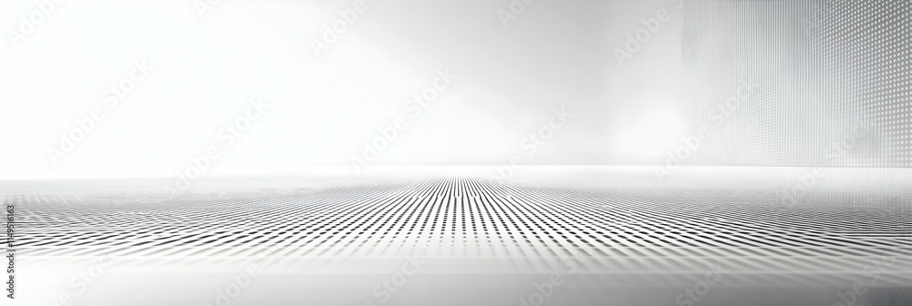 Abstract 3D White Grid Background Abstract 3D White Grid Background