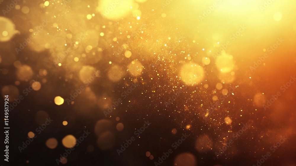 Abstract golden glitter and shimmer background with soft bokeh effect, creating a magical and enchanting atmosphere for various creative projects and designs Abstract golden glitter and shimmer background with soft bokeh effect, creating a magical and enchanting atmosphere for various creative projects and designs
