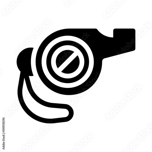 referee glyph icon