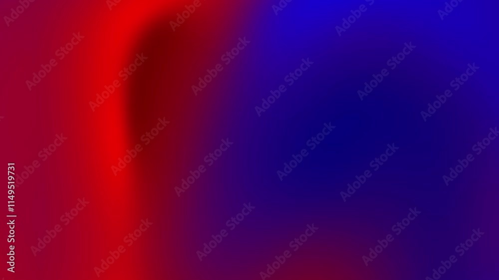 Energetic red and blue gradient waves moving dynamically in a vibrant abstract background.