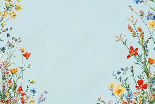 Abstract oil painting flowers wallpaper, art oil painting background