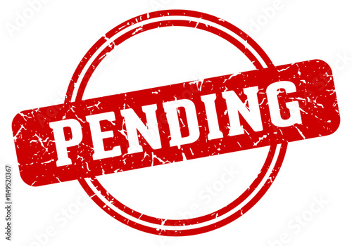 PENDING stamp
