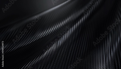Black Carbon Fiber Texture