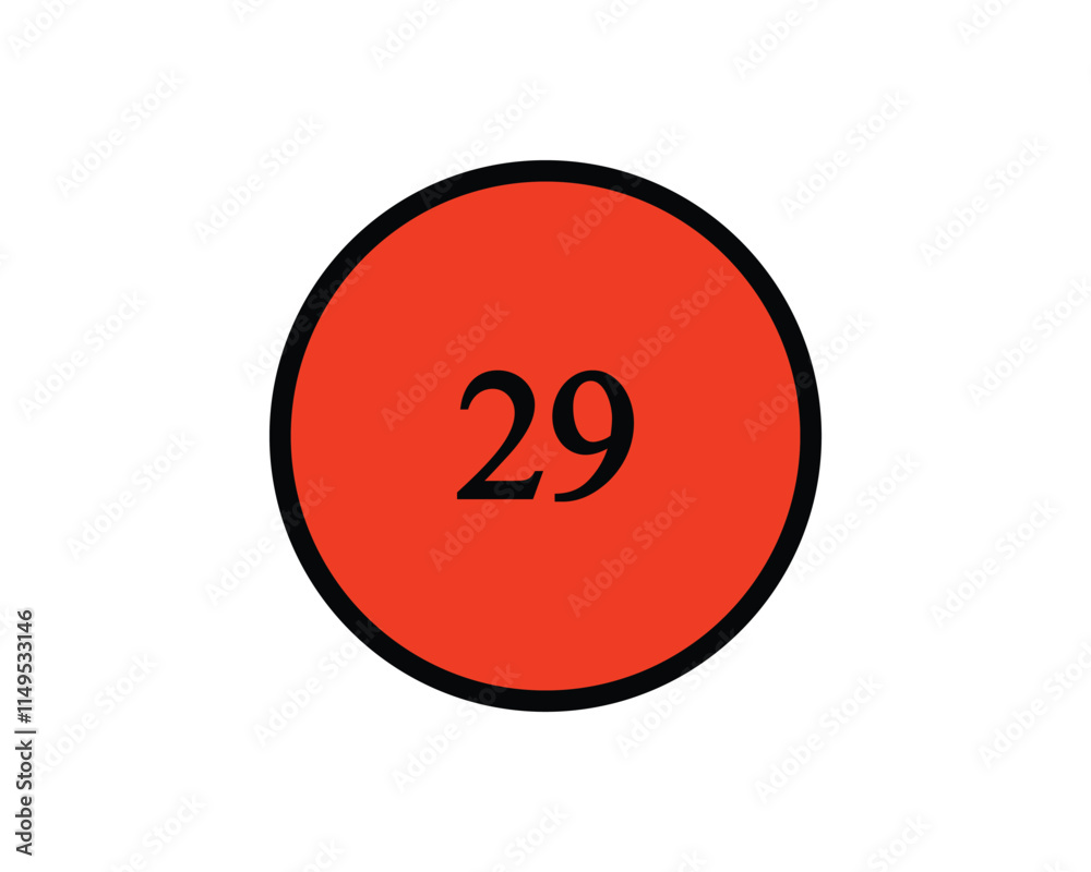 Twenty nine icon vector symbol design illustration Twenty nine icon vector symbol design illustration