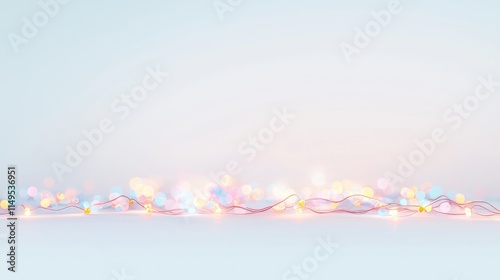 Colorful Bokeh Lights on a Soft Background Creating a Dreamy and Festive Atmosphere for Holiday Events and Celebrations