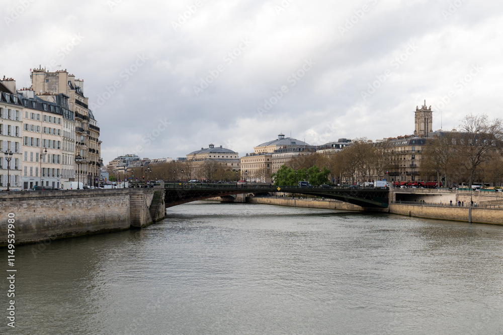 Naklejka premium Ponte sulla Senna