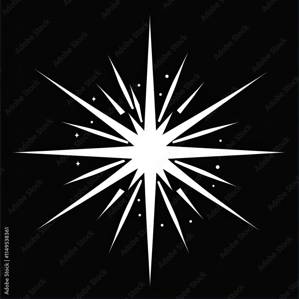Black and white vector background of comic book-style light rays, with a white center and space for text white background png Black and white vector background of comic book-style light rays, with a white center and space for text white background png