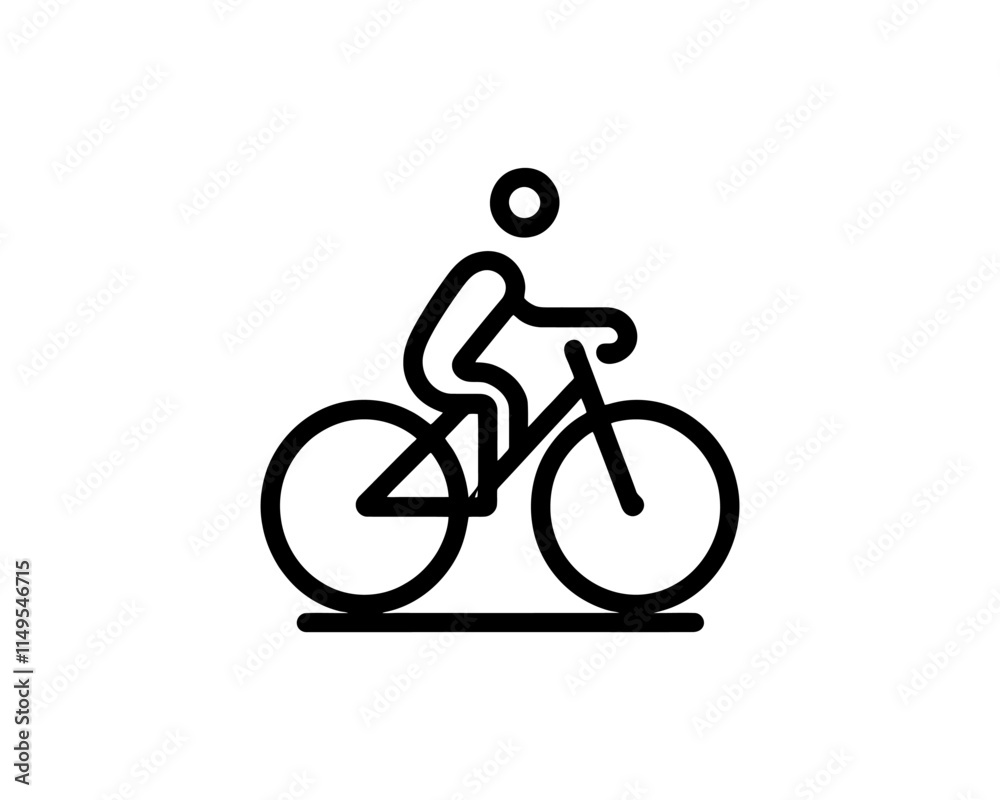 Fototapeta premium bicycle sign icon