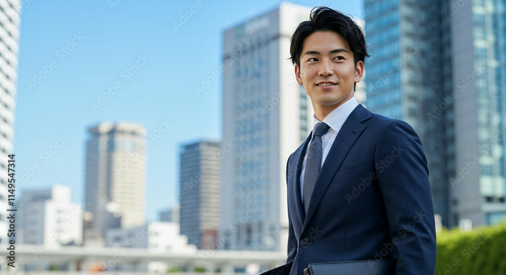 Ambitious Japanese Businessman in the Heart of the City: A Vision for Success 都市の中心で野心を持つ日本人ビジネスマン:成功へのビジョン Ambitious Japanese Businessman in the Heart of the City: A Vision for Success 都市の中心で野心を持つ日本人ビジネスマン:成功へのビジョン