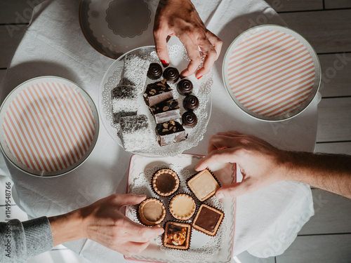 dolci a tavola photo