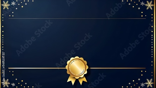background with golden ribbon photo
