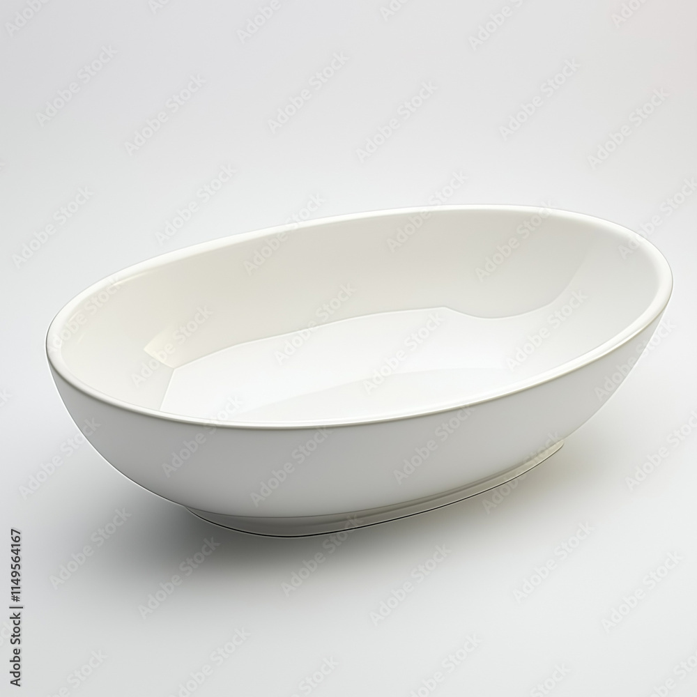 Baking Beauty: Oval Porcelain Baker with a Smooth, Glossy Finish Baking Beauty: Oval Porcelain Baker with a Smooth, Glossy Finish