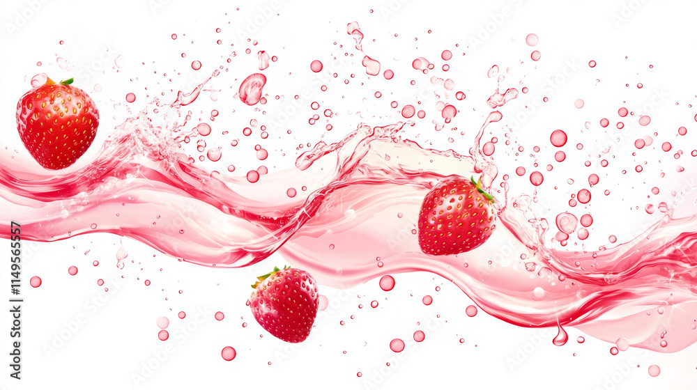 Splash of juice or pink water isolated on transparent background. Vector realistic set of liquid waves of falling and flowing translucent red drink, strawberry or berry juice, rose wine Splash of juice or pink water isolated on transparent background. Vector realistic set of liquid waves of falling and flowing translucent red drink, strawberry or berry juice, rose wine