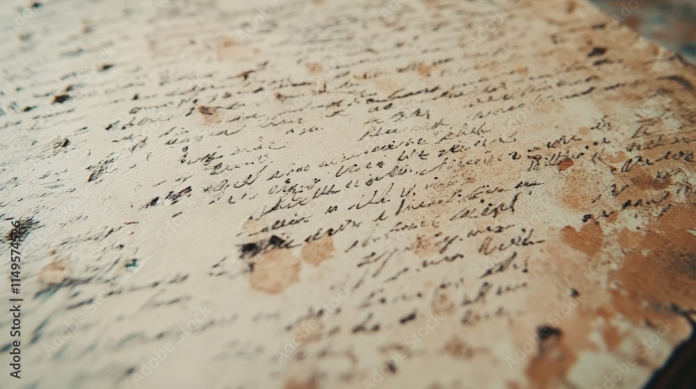 Detailed Texture of an Old Book Page Detailed Texture of an Old Book Page