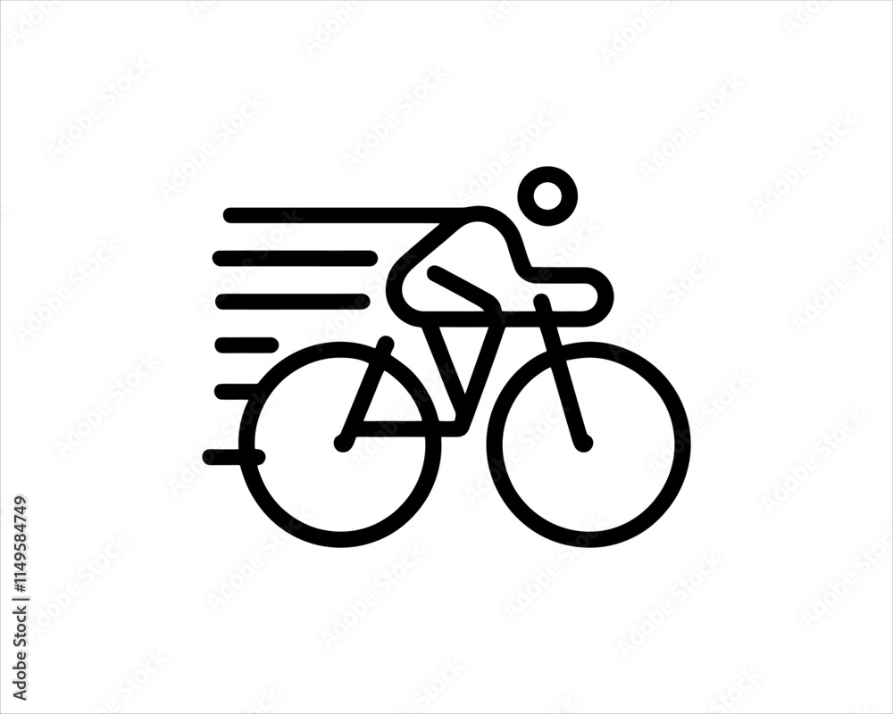 Fototapeta premium bicycle icon