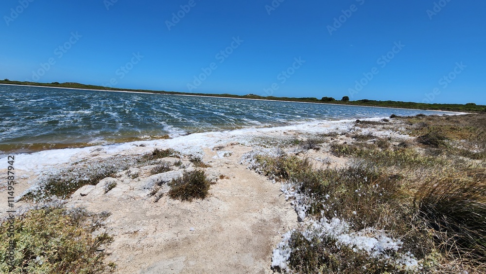 Lake Thetis in Cervantes, Western Australia Lake Thetis in Cervantes, Western Australia
