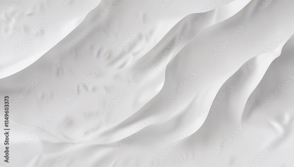 Obraz premium Soft wavy white background with subtle texture , white, misty