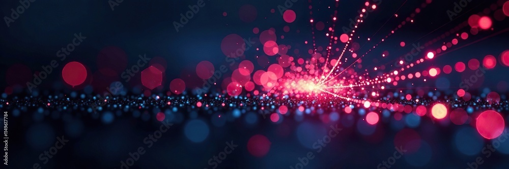 Sparkling electrical discharge in a dark abstract environment, electrical, abstract