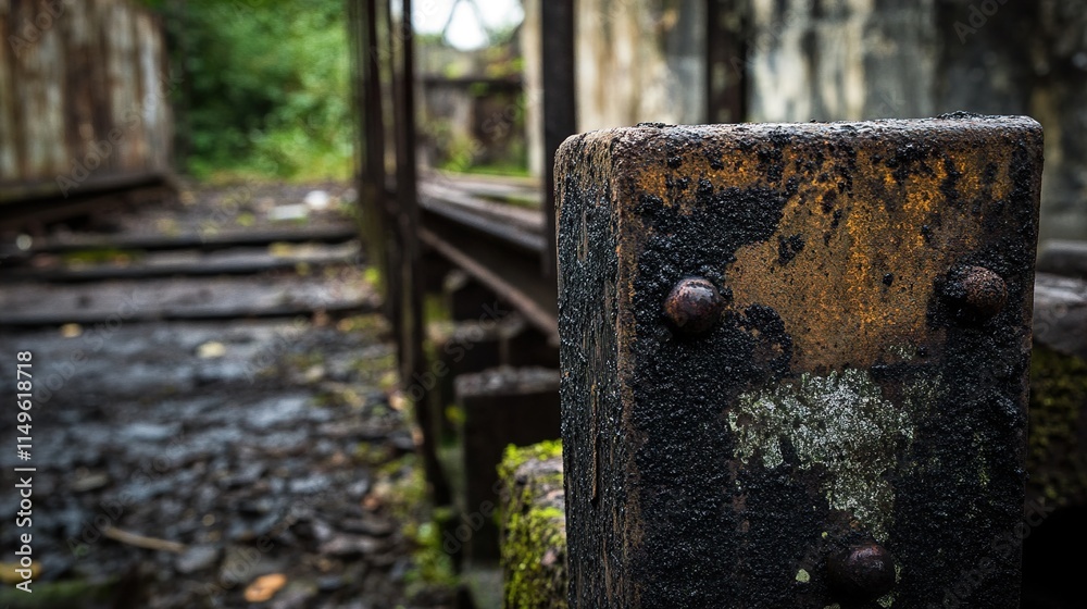 Rustic Railroad Remains: A Grunge Photography Rustic Railroad Remains: A Grunge Photography