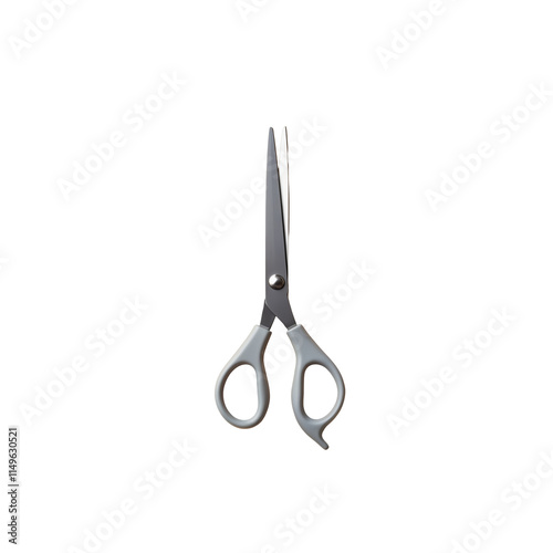 Wallpaper Mural Stylish Gray Handled Scissors for Crafting and Home Use. Transparent background Torontodigital.ca