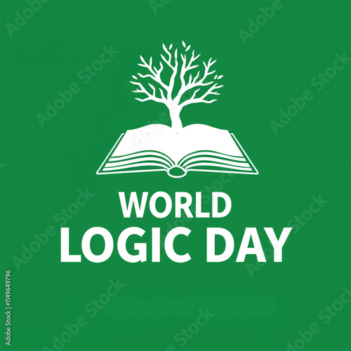 world logic day concept, banner, poster