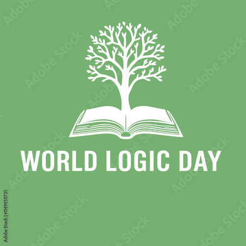 world logic day concept, banner, poster