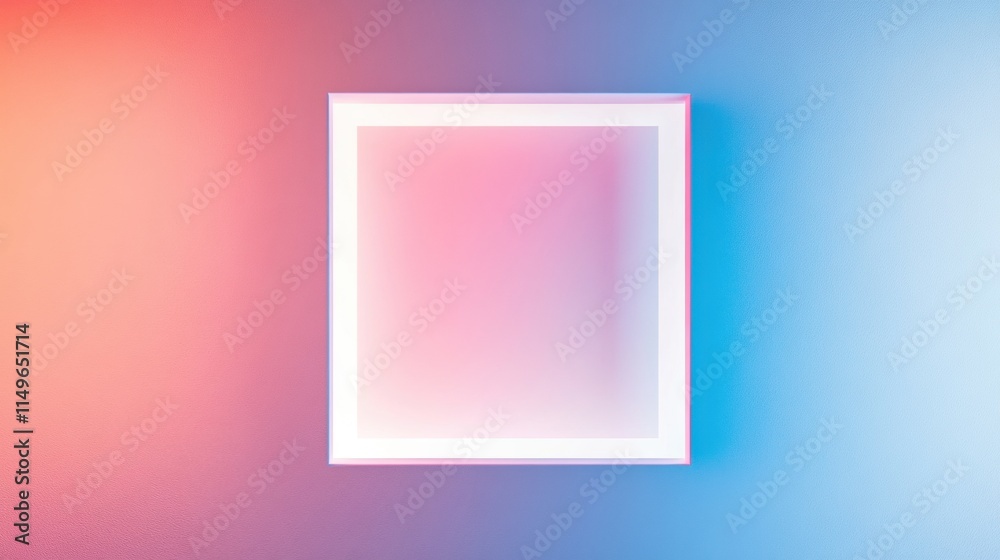 Gentle Gradient Embrace, a soft transition from pink to blue framing a serene white center, evoking tranquility and harmony. Gentle Gradient Embrace, a soft transition from pink to blue framing a serene white center, evoking tranquility and harmony.
