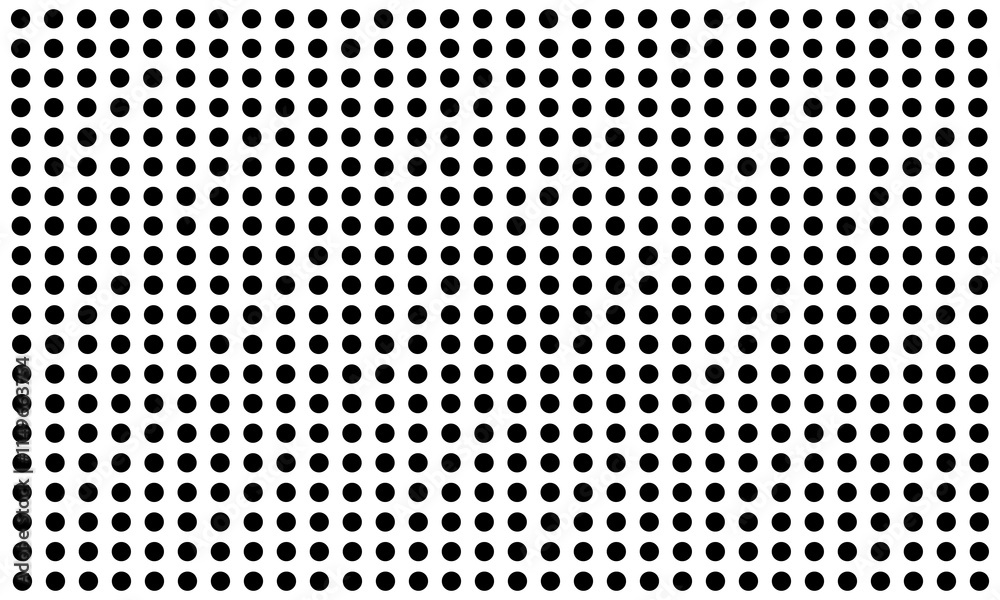 Dot pattern seamless background. Polka dot pattern template Monochrome dotted texture modern digital, Polka dot background. Abstract wallpaper. Black and white seamless pattern. 