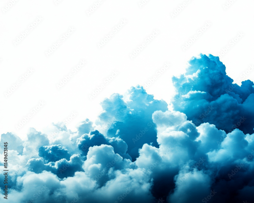 Beautiful blue clouds filled with potential and serenity. Beautiful blue clouds filled with potential and serenity.