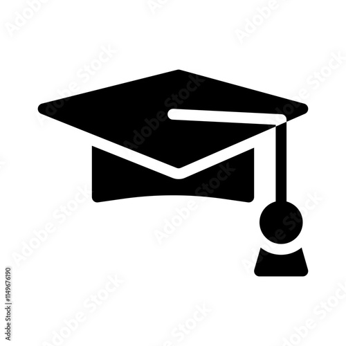 graduation glyph icon
