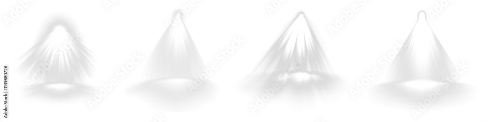 Light beam png cut out element set, transparent background Light beam png cut out element set, transparent background