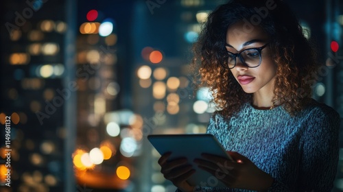 The Woman with the Tablet