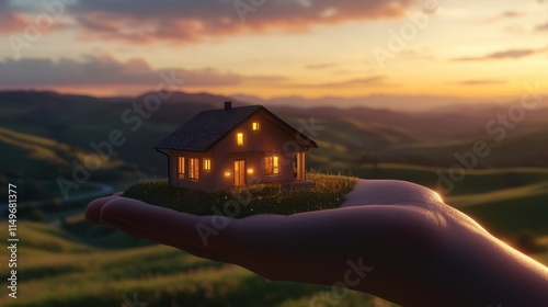The Hand Holding a House