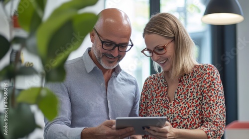 The Professionals Using Tablet