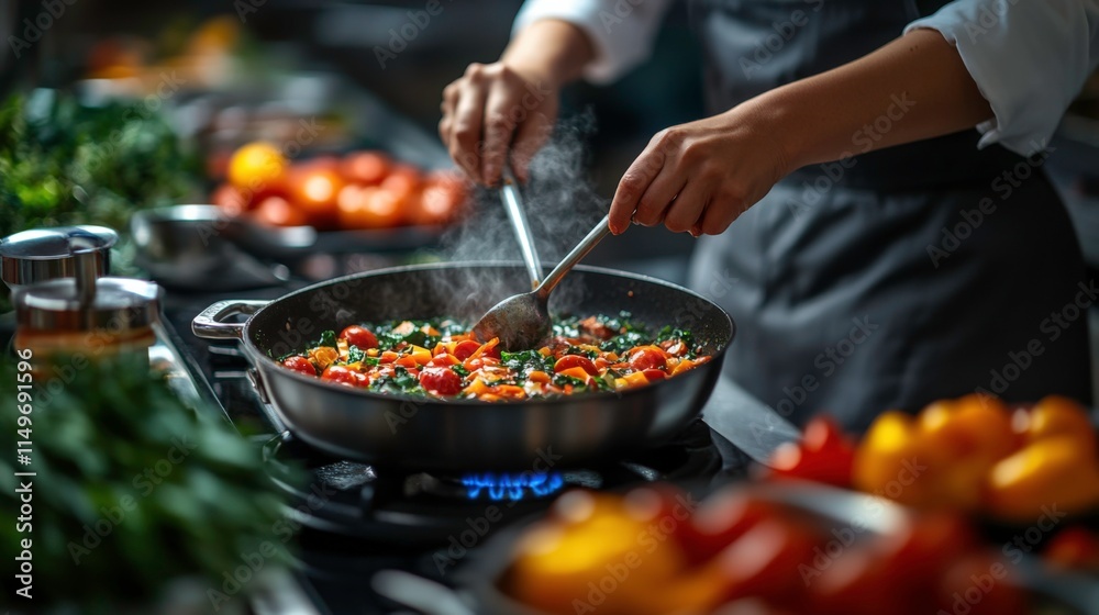 The Best Images of Culinary Artists at Work: Professional Kitchens, Home Kitchens, Rustic Styles, Michelin-Star Precision, Banquet Preparations, and Artistic Pastry Creations