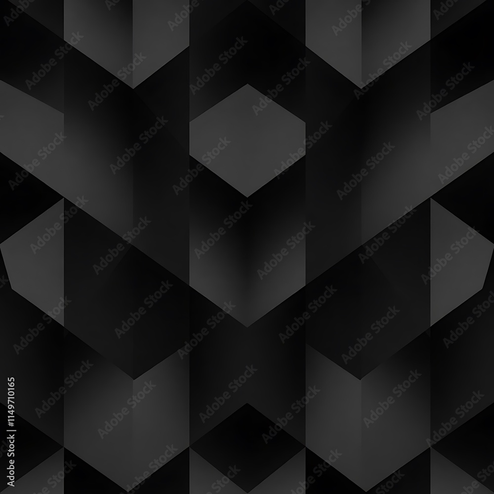 Obraz premium Dark Geometric Abstract Pattern 