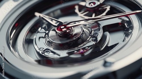 Close up of a retro metal watch, reminiscent of vintage watch