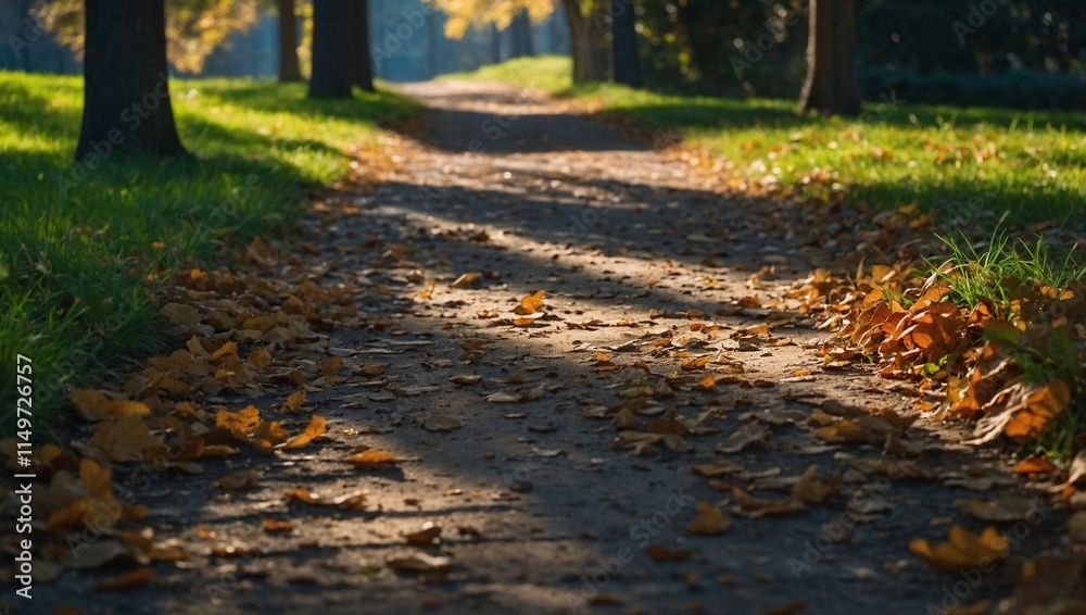 Fototapeta premium autumn in the park