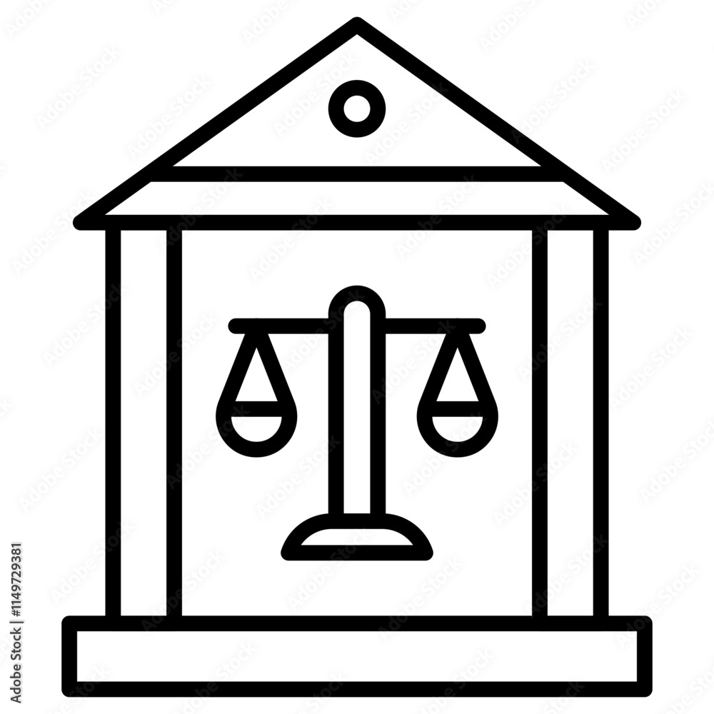 Court House Icon Court House Icon