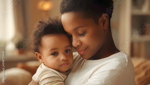 Portrait of a Parent Holding Their Child