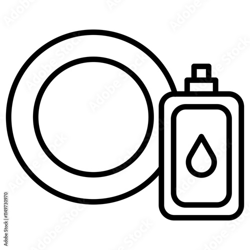 Liquid Dish Washer Icon