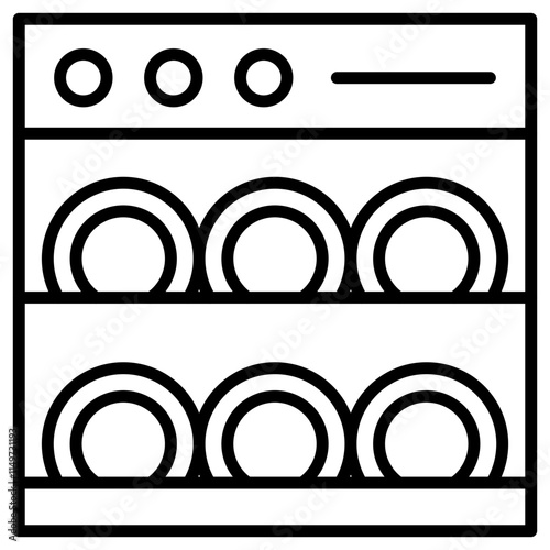 Dishwasher Icon