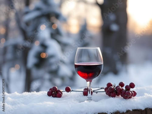 glass of red wine