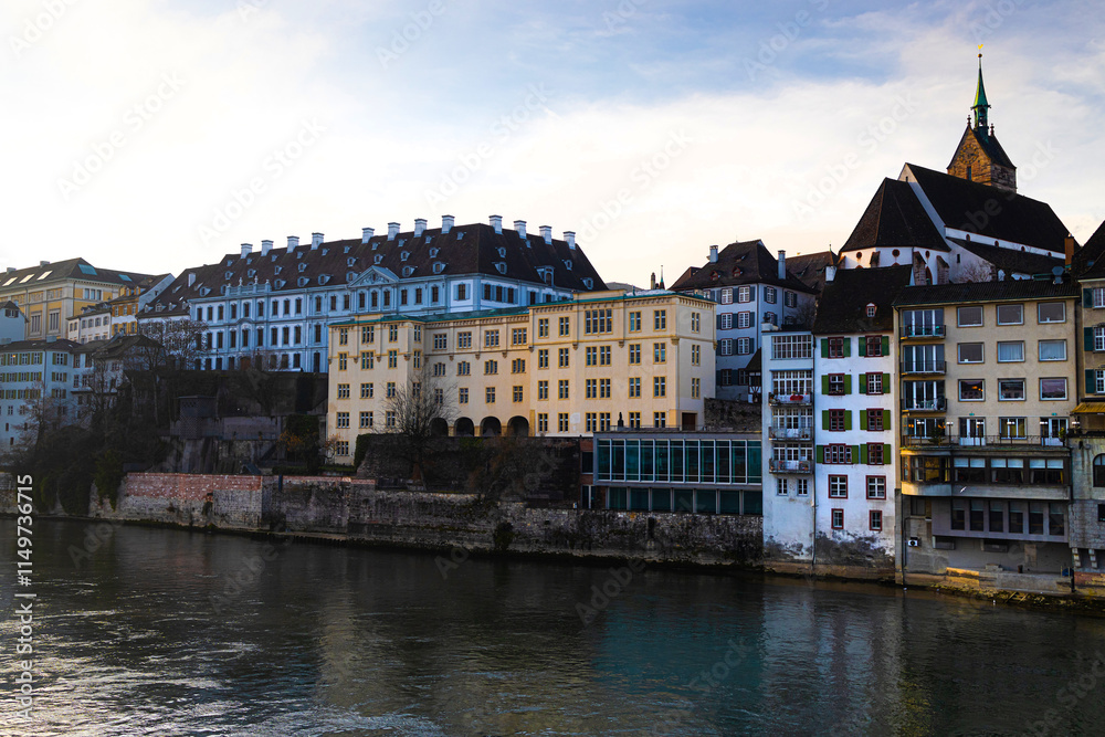 Fototapeta premium the historic swiss city of basel