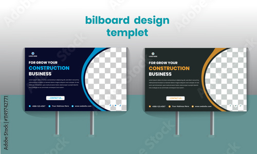 creative design for outdoor advertising, outdoor banner for advertising goods and services