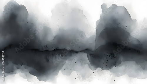 Monochromatic Watercolor Study