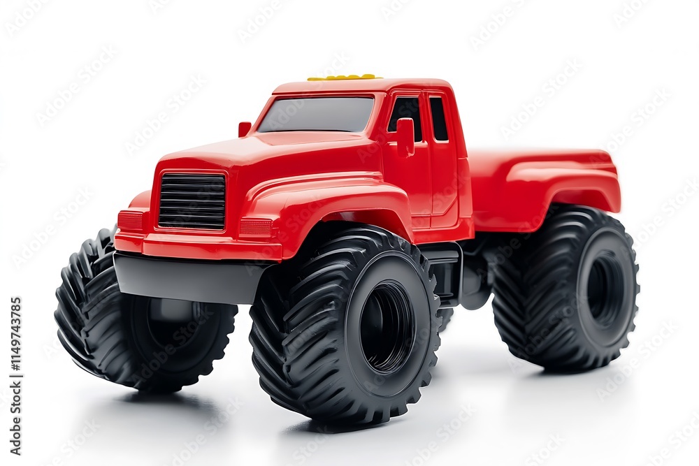 Red Semi trailer Truck Isolated. 3D rendering Red Semi trailer Truck Isolated. 3D rendering