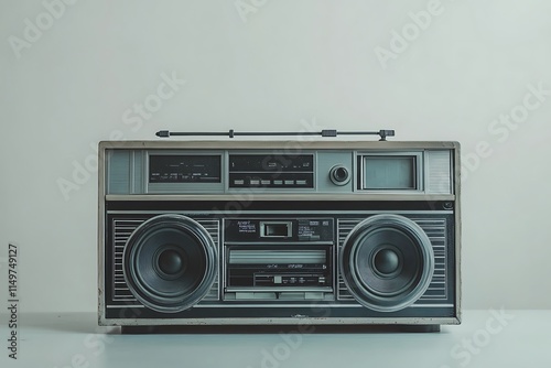 Classic Vintage Boombox Radio Retro
